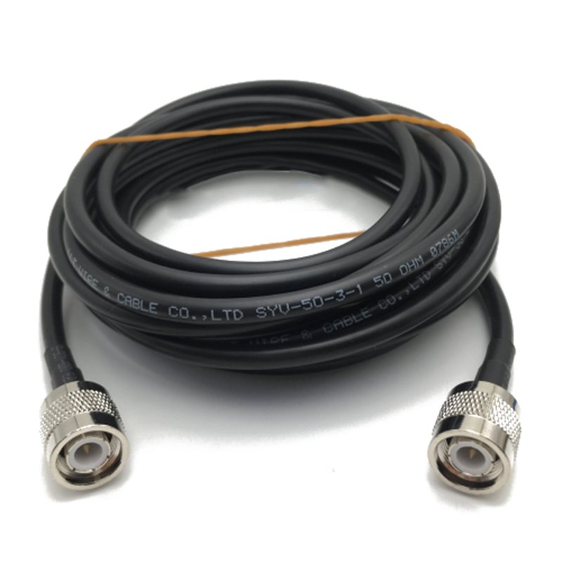 Home TNC Male to TNC Male RG58 Coaxial Cable – 50 Ohm RF Cable for Wireless Devices, Antennas, GPS, and Networking Equipment