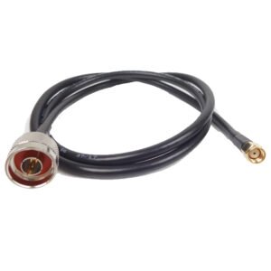 N-Type Male to RP-SMA Male RG58 Coaxial Cable – Low Loss 50 Ohm RF Cable for Antennas, Routers, and Wireless Applications