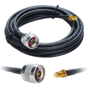 N-Type Male to SMA Female Coaxial Cable – RG58 – 50 Ohm for Antenna, Modem, Router & Signal Booster