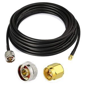 N-Type Male to SMA Male Coaxial Cable – RG58 – 50 Ohm for Antennas, Routers & RF Applications