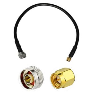 N-Type Male to SMA Male Coaxial Cable – RG58 – 50 Ohm for Antennas, Routers & RF Applications