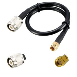 TNC Male to RP-SMA Male RG58 Coaxial Cable – 50 Ohm RF Extension