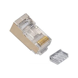 Cat 6A STP RJ45 Connector – 100 Pieces | Shielded Ethernet Plug | High-Speed Network Connectors