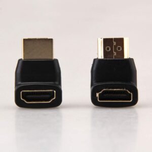 HDMI Male to HDMI Female Adapter 90 Degree