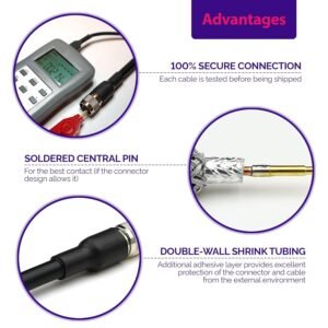 Ultra-Low Loss N-Type Female to SMA Male LMR400 50 Ohm Extension Cable