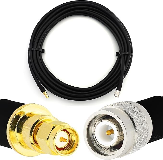 TNC MALE TO SMA MALE LMR400 - 01 TNC MALE TO SMA MALE LMR400